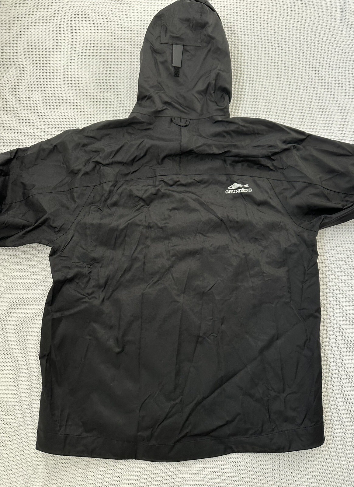 Grundens Men's Weather Watch Hooded Sport Fishing Rain Jacket Size XL