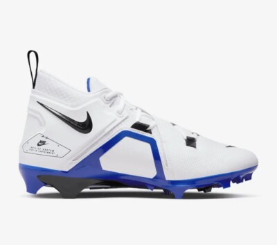 Nike Alpha Menace Pro 3 Cleats White/Game Royal Blue CT6649