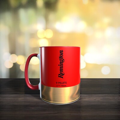 HUMOR - Remington Shotgun Shell - 11oz Red Handle/Inside Coffee Mug | eBay