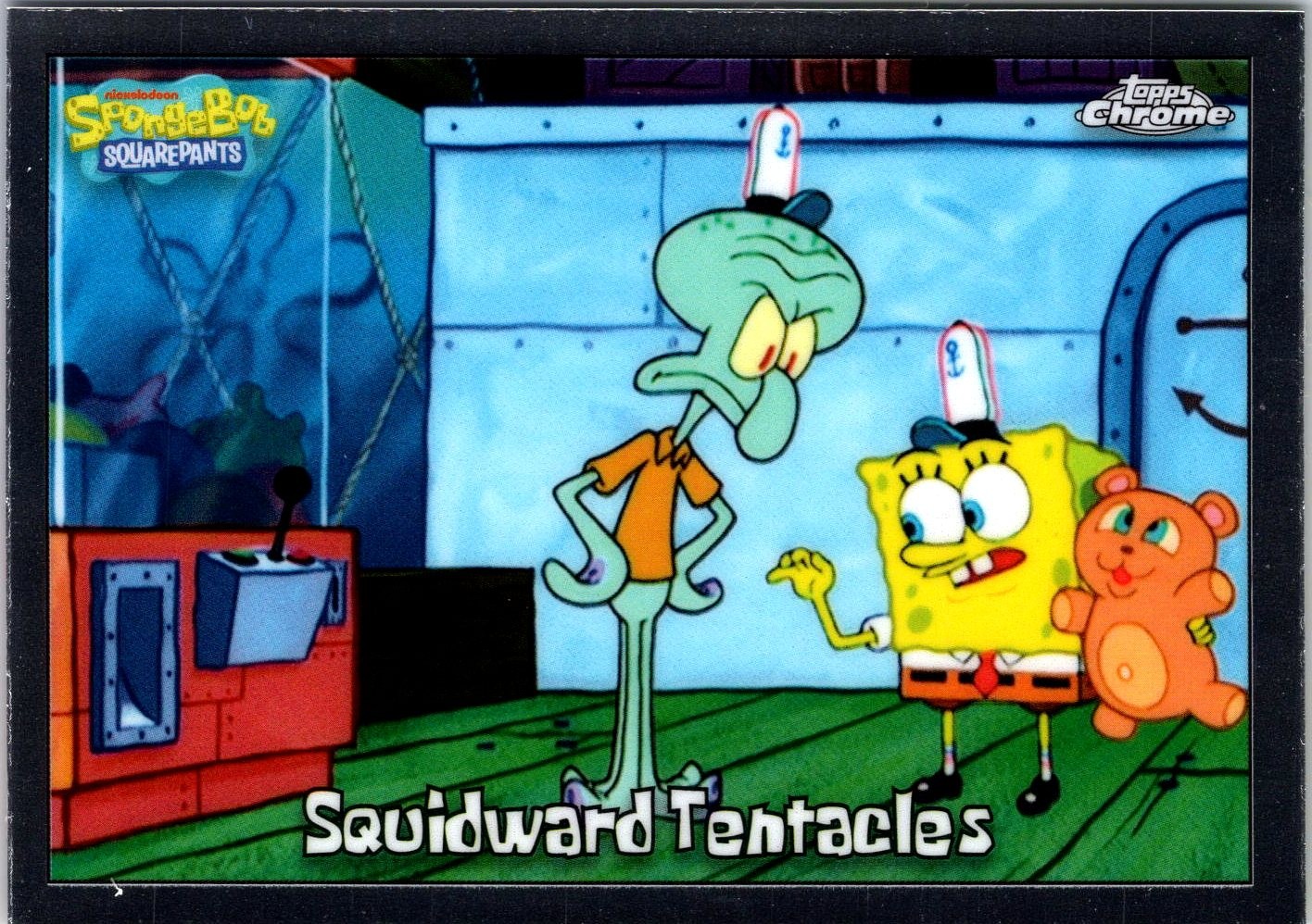 2025 Topps Chrome SpongeBob SquarePants 25th Anniversary #23 Squidward Tentacles