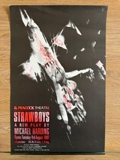 1987 'Strawboys' by Michael Harding theatre poster - Peacock Theatre, Dublin