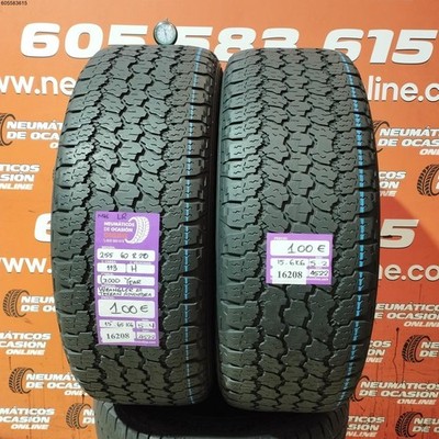 2x 255/60 R20 113H Goodyear Wrangler All Terrain M+S LR Reifen 5.4/5.2mm