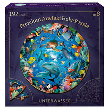 Premium Artefakt Holz Puzzle Unterwasser,  19...