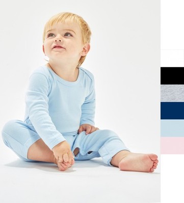 BabyBugz Schlafanzug Baumwolle Baby Unisex 3-18 Monate Krabbelanzug BZ13 NEU