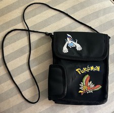 Vintage Nintendo Pokémon Black Embroidery Ca...