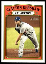 Clayton Kershaw 2021 Topps Heritage  #38 Los Angeles Dodgers FREE SHIPPING