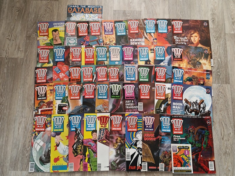 2000AD Comics Job Lot 751 - 800 COMPLETE Run 49 Issues Judge Dredd 1991 1992