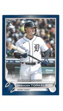 2022 TOPPS UPDATE ROYAL BLUE #US79 SPENCER TORKELSON TIGERS RC GEM MINT L@@K