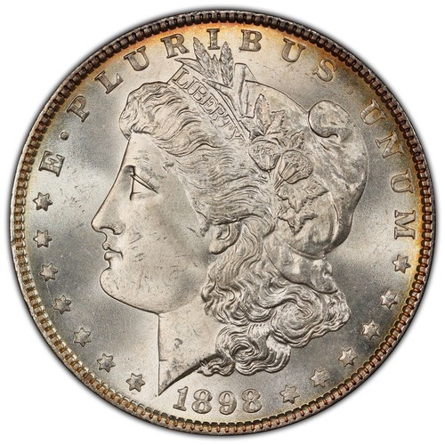 1898 Morgan Dollar PCGS MS66 - Premium Gem Brilliance in TrueView! - Picture 14 of 14