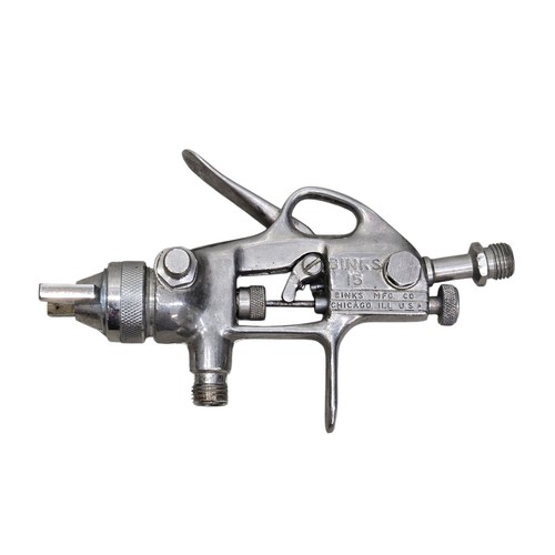 Binks Model 15 Vintage Industrial Pneumatic Paint Spray Gun Chicago USA
