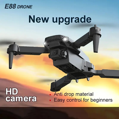 Professional Drone E88 4K Wide-Angle HD Camera Wifi Fpv Height Hold Foldable - Picture 8 of 28