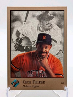 Cecil Fielder 1992 Leaf Studio Baseball Card Detroit Tigers 
