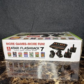 Atari Flashback 7 Classic Game Console Deluxe 101 Games Original Box Included 