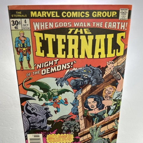 Eternals #4 1976 | Primera aparición de Gammenon el Recolector | Buen estado/en estado bastante bueno🔑 - Imagen 2 de 20