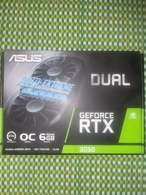 ASUS GeForce RTX 3050 Dual OC 6GB GDDR6 Grafikkarte (mit OVP)