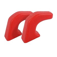 Bumper Tow Hook Covers Tow Trailer Hitch Receiver Cover Towing Rubber Red