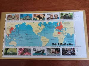 WWII 50th Anniversary Commemorate Series. 1941. 10 Stamps. MNH