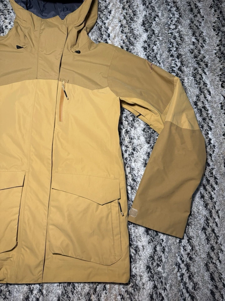 Chaqueta impermeable DAKINE Gore-Tex para mujer mediana snowboard concha esquí tostado Foto 2 de 4