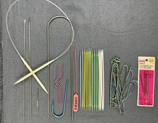Vintage Knitting  Crochet Tool Lot   Mixed Brands   Priced to Sell