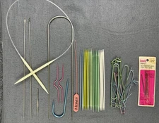 Vintage Knitting & Crochet Tool Lot – Mixed Brands – Priced to Sell