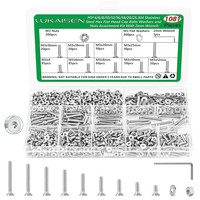 1081 Stk M3 Senkkopf Schrauben Set, Edelstahl Inbus Sortiment Kit