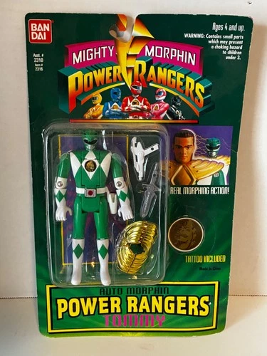 VINTAGE ORIGINAL 1994 NOS SEALED MIGHTY MORPHIN POWER RANGERS TOMMY COMPLETE