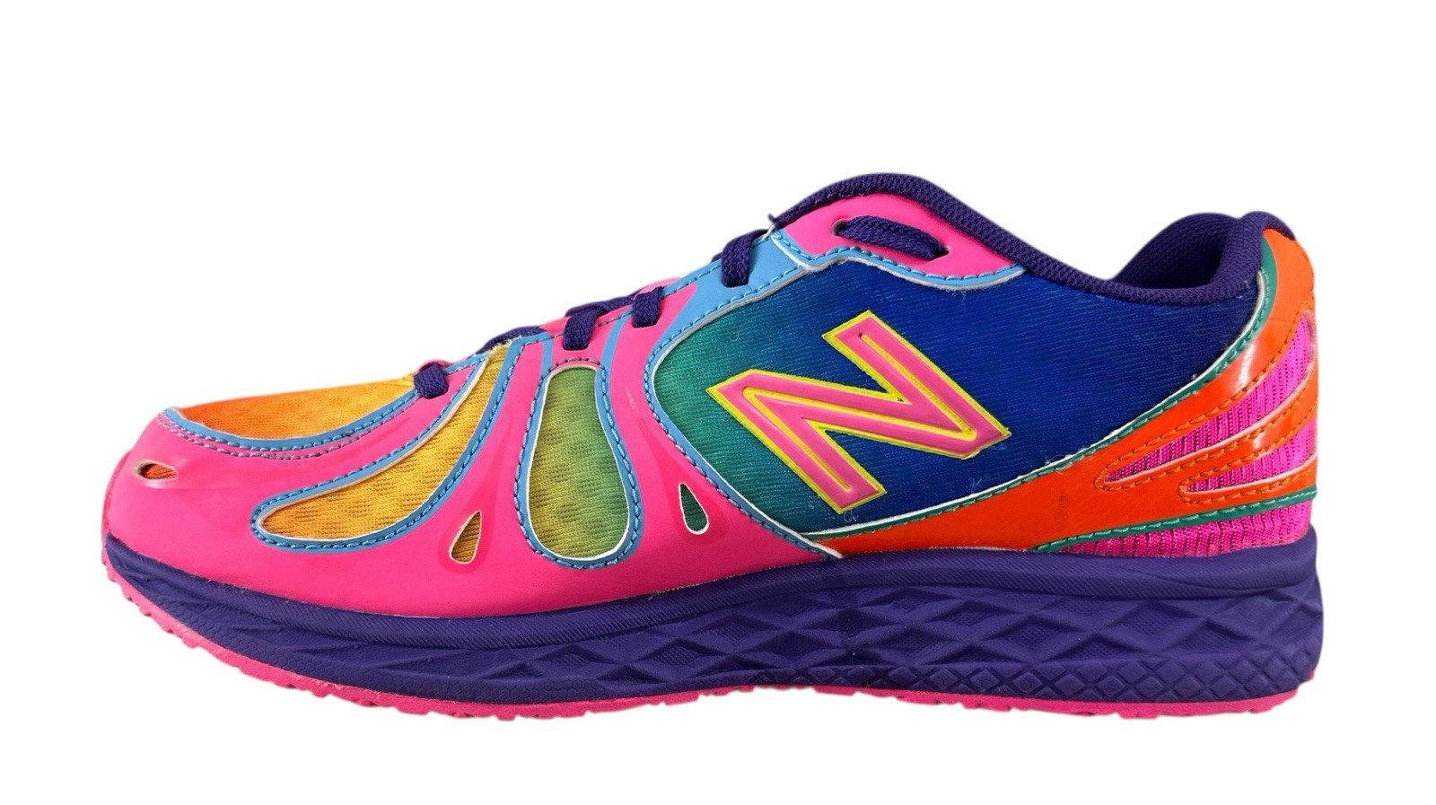 New Balance Elizabeth Big Kids Multicolor Lace Up Shoes KJ890GRG Sz 5 image 3