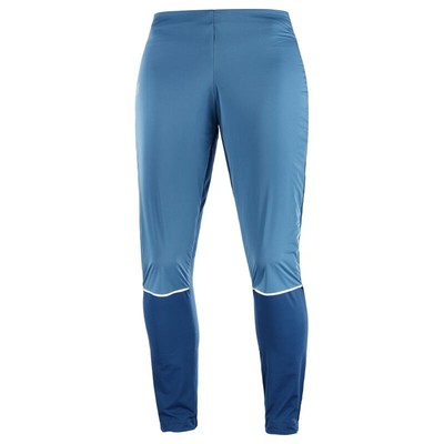 Salomon Womens Lightning Lightshell Trousers (Lyons Blue/Poseidon