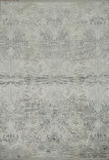 5x8 Modern Abstract Area Rug Gray White Luxury Contemporary Living Room Rug