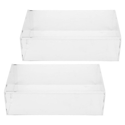 2pcs Clear Acrylmausabdeckung Mausschutz -Schutzfall - -Beschützer