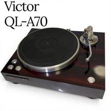 Victor QL-A70 tocadiscos estéreo tocadiscos gabinete de madera usado de Japón