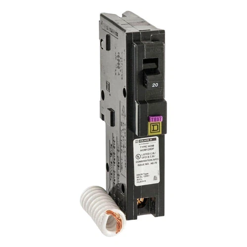 Homeline 20 Amp Single-Pole Dual Function CAFCI And GFCI Circuit Breaker 4-Pack