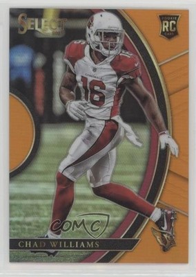2017 Panini Select Concourse Orange Prizm 35/49 Chad Williams #11 0cz