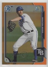 2015 Bowman Draft Chrome Orange Refractor 8/25 Benton Moss #35 9oy