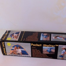 AboGear Pocket Shelter Shade Shelter Portable Blue/Orange 5x3x3.5ft