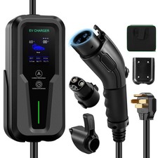 Level 2 EV Charger, 40A Electric Car Charger UL 2594, UL 2251 Tesla Adapt...
