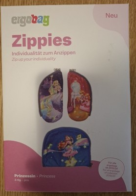 Ergobag Zippies Prinzessin für Schulranzen Pack, Cubo, Cubo Light Styles Neu&OVP