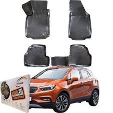 Trimak Autofußmatten kompatibel mit OPEL MOKKA  A (2012 - 2019) Auto Gummimatten