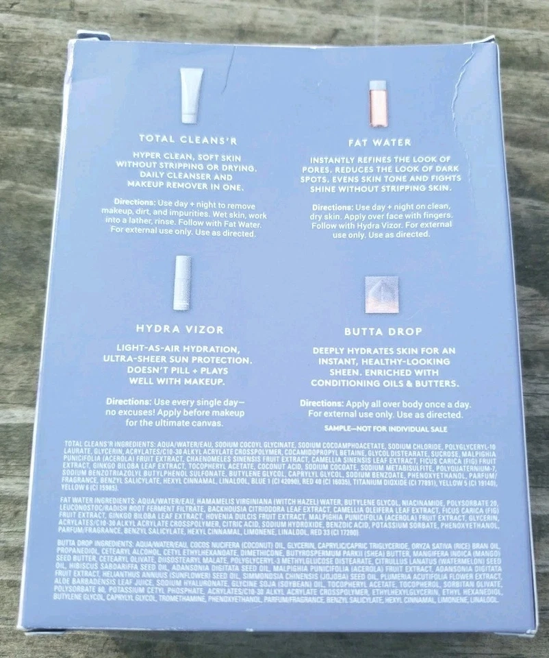 Fenty Skin Start'r Set Limpiador (1,52 oz) Hydra Vizor (1 oz) Agua Grasa (1,7 oz) Foto 3 de 4