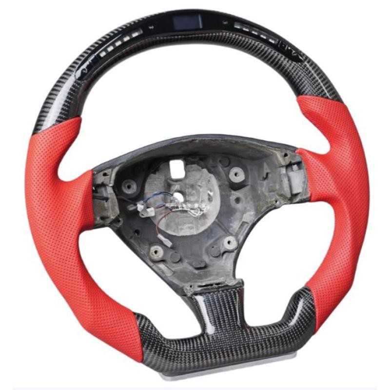 For Maserati GranTurismo GT 2008-2018 2019 Real Carbon Fiber LED Steering Wheel