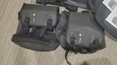 Kriega Duo Motorcycle Saddlebags (Panniers, Luggage) 28 (2x 14L), Cordura