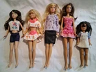 Lot Of 5 Vintage Mattel Barbie Dolls