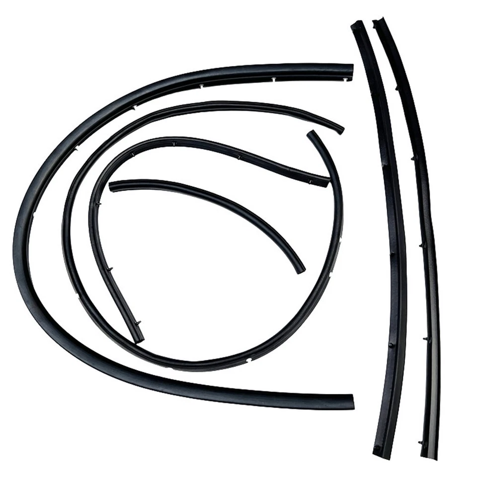 For Pajero For Montero V93 V97 6pcs Front Hood Rubber Seal Weather Strips - Image 4 of 4