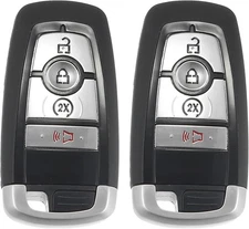 X AUTOHAUX 2pcs 315MHz Smart Proximity Keyless Entry Remote Key Fob for Black 