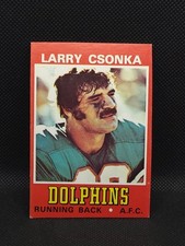 1974 Topps Wonder Bread Larry Csonka Csonka HOF VG-EX #5 Miami Dolphins