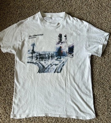 SALE HOT !!! NEW Retro OK Computer Style White Tee Shirt All sz HOT ITEM
