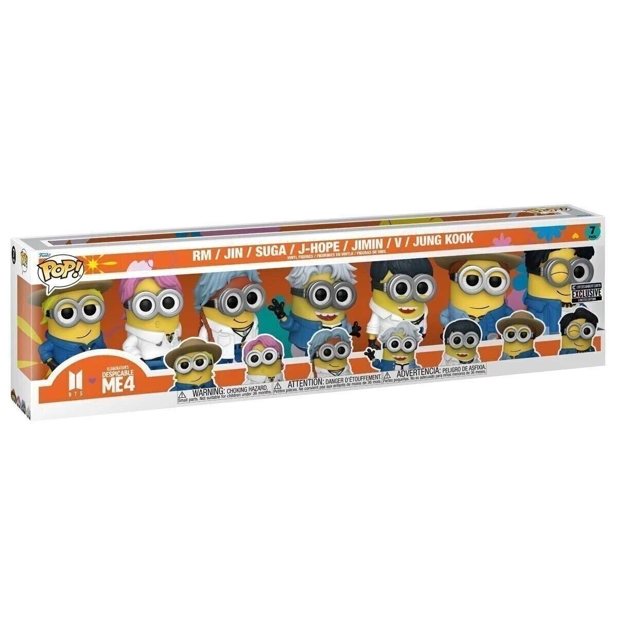 Funko Pop! ミニオンズ x BTS フィギュア コンプリート Despicable Me 4 Minions x BTS Limited Edition Funko Pop! 7