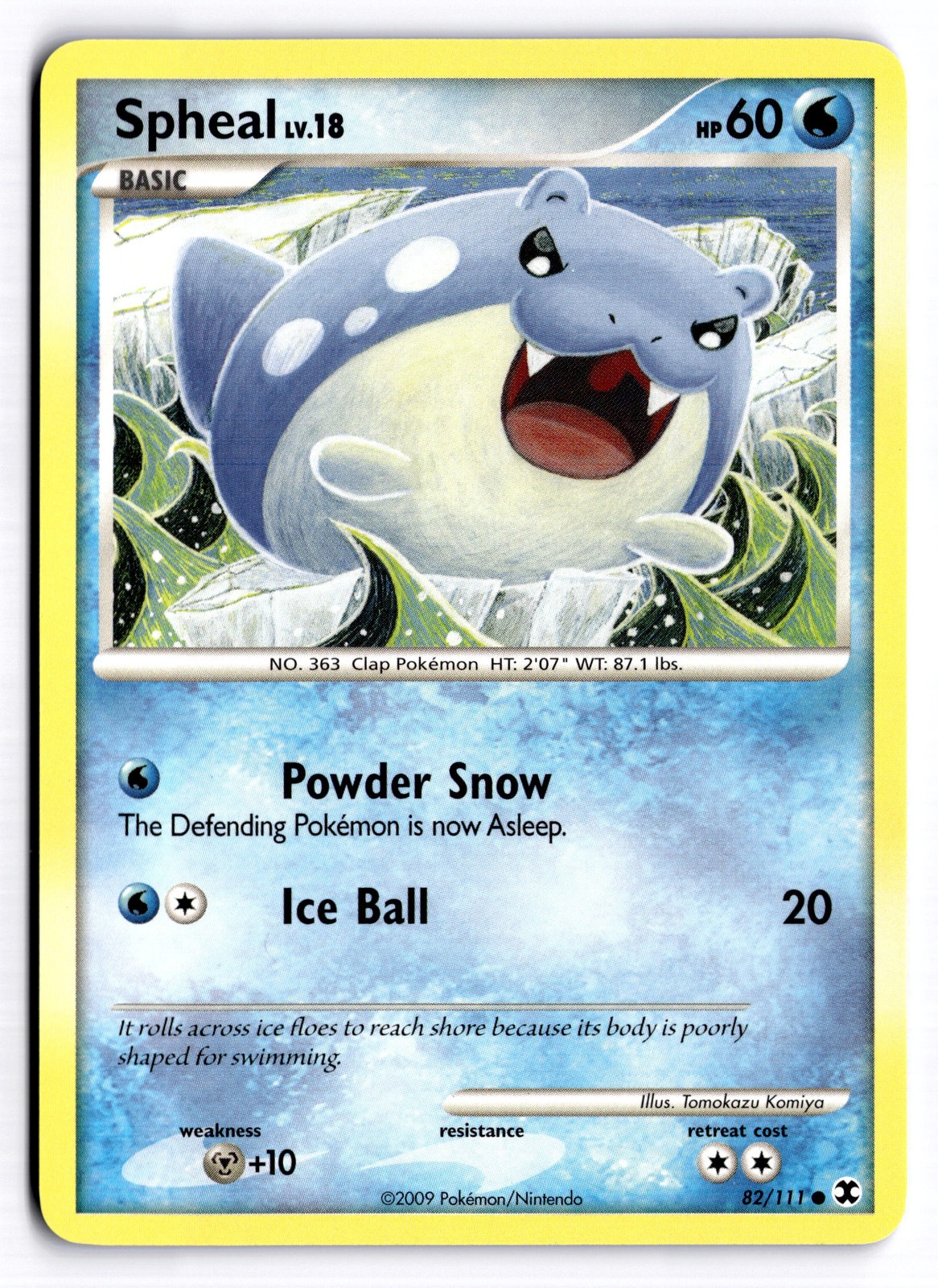 Spheal Common Rising Rivals 82/111 NM