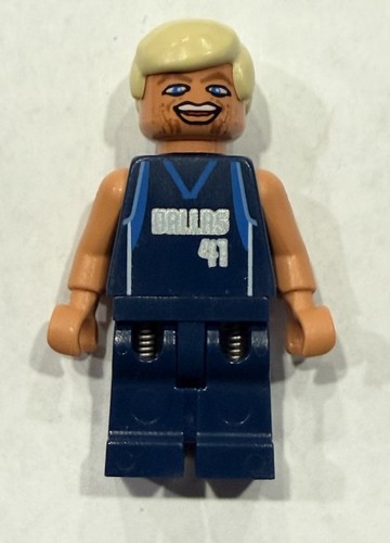 2003 Lego Dirk Nowitzki Dallas Mavericks #41 Minifigure NBA Blue Home 3562 HOF - Picture 3 of 16