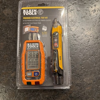 Klein Tools RT250KIT Premium Eleectrical Test Kit includes NCVT-3P & RT250 NEW